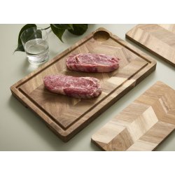 Aida Herringbone Skärbräda m/saftränna, 40x26x3 cm