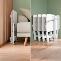 Leitz Ergo hopfällbart höj- och sänkbart bord, vit