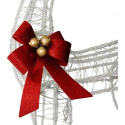 Lysande Ren med 880 LED, H123 cm