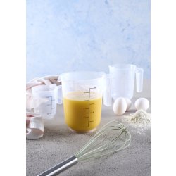 Day Måttkannor, klar plast, 0,25+0,5+1L