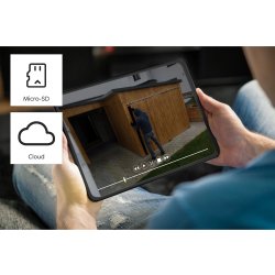 HAMA Övervakningskamera, utomhus, solcell, svart