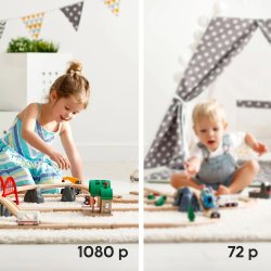 HAMA Övervakningskamera, inomhus, vridbar, vit