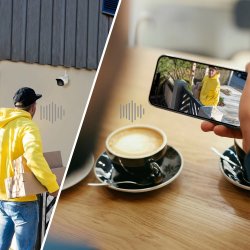 HAMA Övervakningskamera, Utomhus, vit