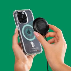 HAMA Trådlös laddning, Qi2 - 15W, Svart