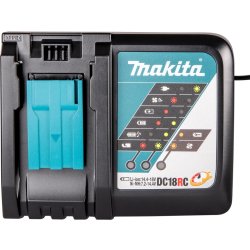 Makita Snabbladdare LXT, f/14,4+18V batteri DC18RC