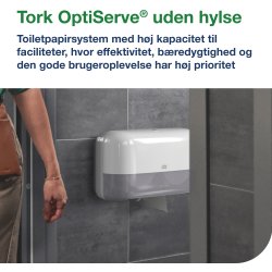 Tork T7 Dispenser Toalettpapper u/hylsa Dual Svart