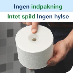 Tork T7 Dispenser Toalettpapper u/hylsa Dual Svart