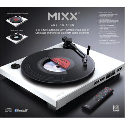MIXX Vinyl- och CD-spelare, Analog Plus - Vit