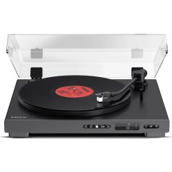 MIXX Vinyl- och CD-spelare, Analog Plus - Svart