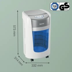 Leitz Dokumentförstörare t.hemmakontor P5 15L, Vit