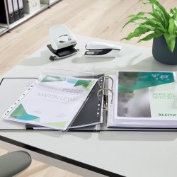 Leitz Plastficka | A4 | Exp. m. klaff | 5 st.