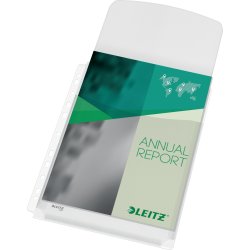 Leitz Plastficka | A4 | Exp. m. klaff | 5 st.