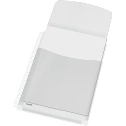 Leitz Plastficka | A4 | Exp. m. klaff | 5 st.