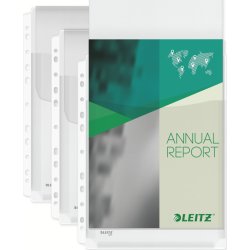 Leitz Plastficka | A4 | Exp. m. klaff | 5 st.