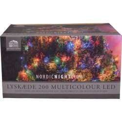 Ljusslinga m/200 LED, 19,9m, flera färger