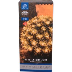 Ljusnät m/300 LED, B3xØ4m, varmvit