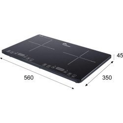 Little Balance dubbel induktionshäll, svart