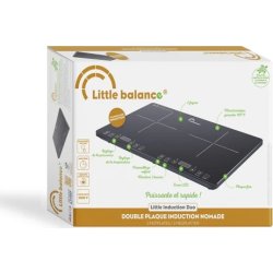Little Balance dubbel induktionshäll, svart