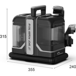 Little Balance Fläckborttagare, 5 meter, svart