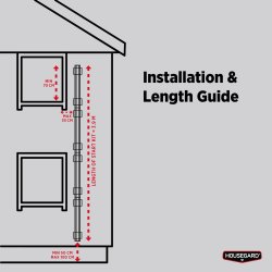 Housegard förlängning till utrymningsstege 90cm