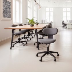 Firenze konferensstol, grå