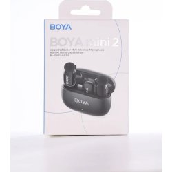 BOYA 2x Mini mikrofon, trådlös, AI, USB-C, 2,4GHz