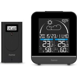 HAMA Väderstation - svart.