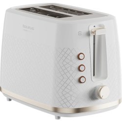 TAURUS Brödrost, Lång, Vit, Fusion Crunch