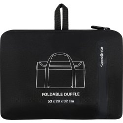 SAMSONITE Duffelväska, hopfällbar, Medium, svart