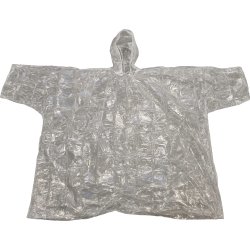 Regnponcho med huva och dragsko | One-Size