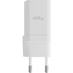 Allity Laddare, 1x USB-C, 1x USB-A, 30W - Vit