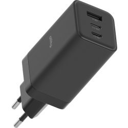 Allity 2x USB-C, 1x USB-A, 65W - Svart