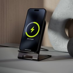 Allity Trådlös laddare, 15W, Grafit - AWC-100