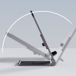 Allity Trådlös laddare, 15W, Grafit - AWC-100