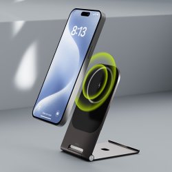 Allity Trådlös laddare, 15WMS, Grafit - AWC-200