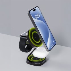 Allity Trådlös laddare, 25 WMS, Grafit - AWC-220