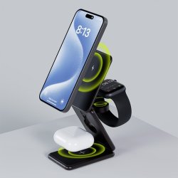 Allity Trådlös laddare, 3-i-1 - AWC-230-22WMS