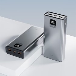 Allity Powerbank, 22,5W, 20000 mAh - Grå