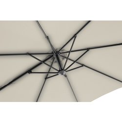 Hängparasol Ø3m inkl. fot och överdrag, beige
