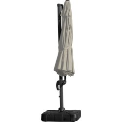 Hängparasol Ø3,5m inkl. fot m/hjul+överdrag, beige
