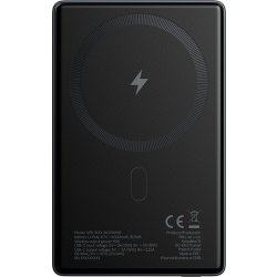Allity Powerbank, trådlös - 20W, 5000 mAh - Grå