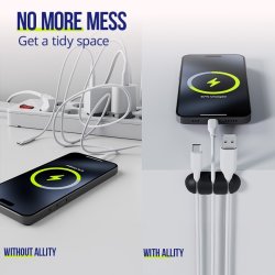 Allity Kabelorganisatör, 3-Pack - ASA-400