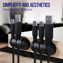 Allity Kabelorganisatör, 3-Pack - ASA-400