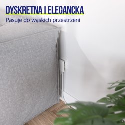 Allity Laddare, 1x USB-C, 1x USB-A, 65W - Vit