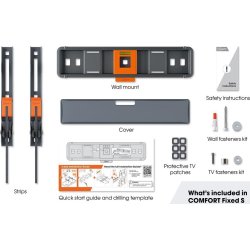 Vogel's TV-väggfäste, svart - TVM 3295