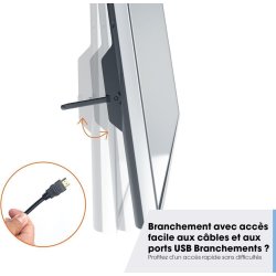 Vogel's TV-väggfäste, svart - TVM 3295