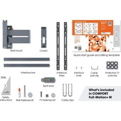 Vogel*s TV-väggfäste, svart - full motion