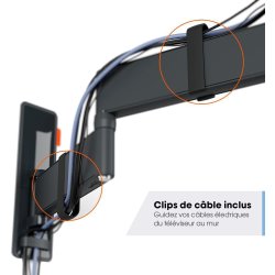 Vogel*s TV-väggfäste, svart - full motion