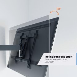 Vogel*s TV-väggfäste, svart - full motion