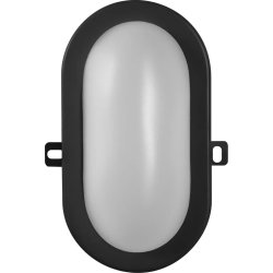 Osram LED-vägglampa, svart - 6W, 4000K